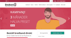 Desktop Screenshot of bredband2.com