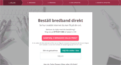 Desktop Screenshot of order.bredband2.com